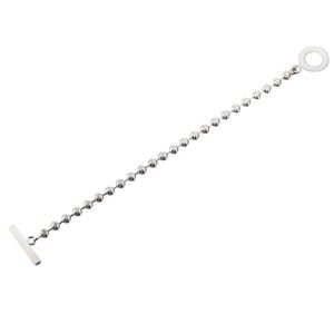 GUCCI BOULE STERLING SILVER CHAIN TOGGLE BRACELET
